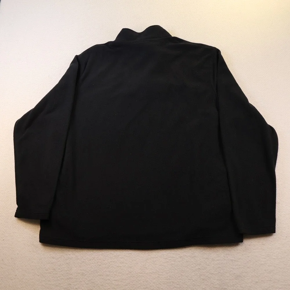 Champion Mens 2XL Quarter Zip Fleece Philadelphia‎ Flyers Black NHL Pullover